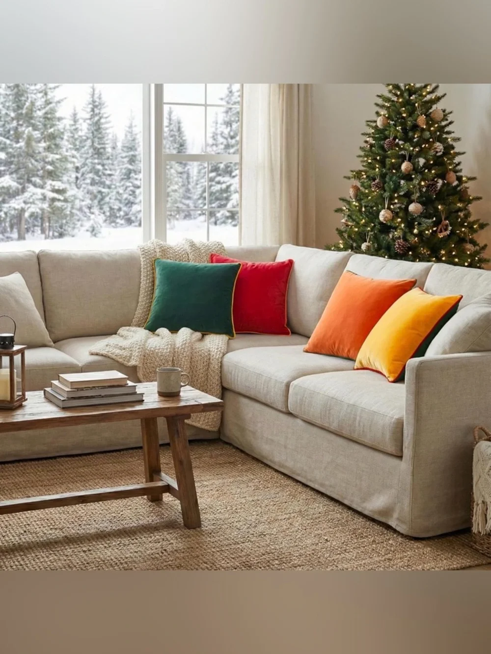 Set of 4 Velvet Throw Pillow Covers 18x18, Soft Accent Couch Pillow Covers